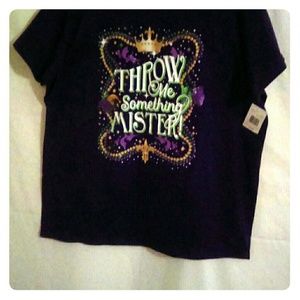 Mardi Gras Women's Purple Tee Shirt